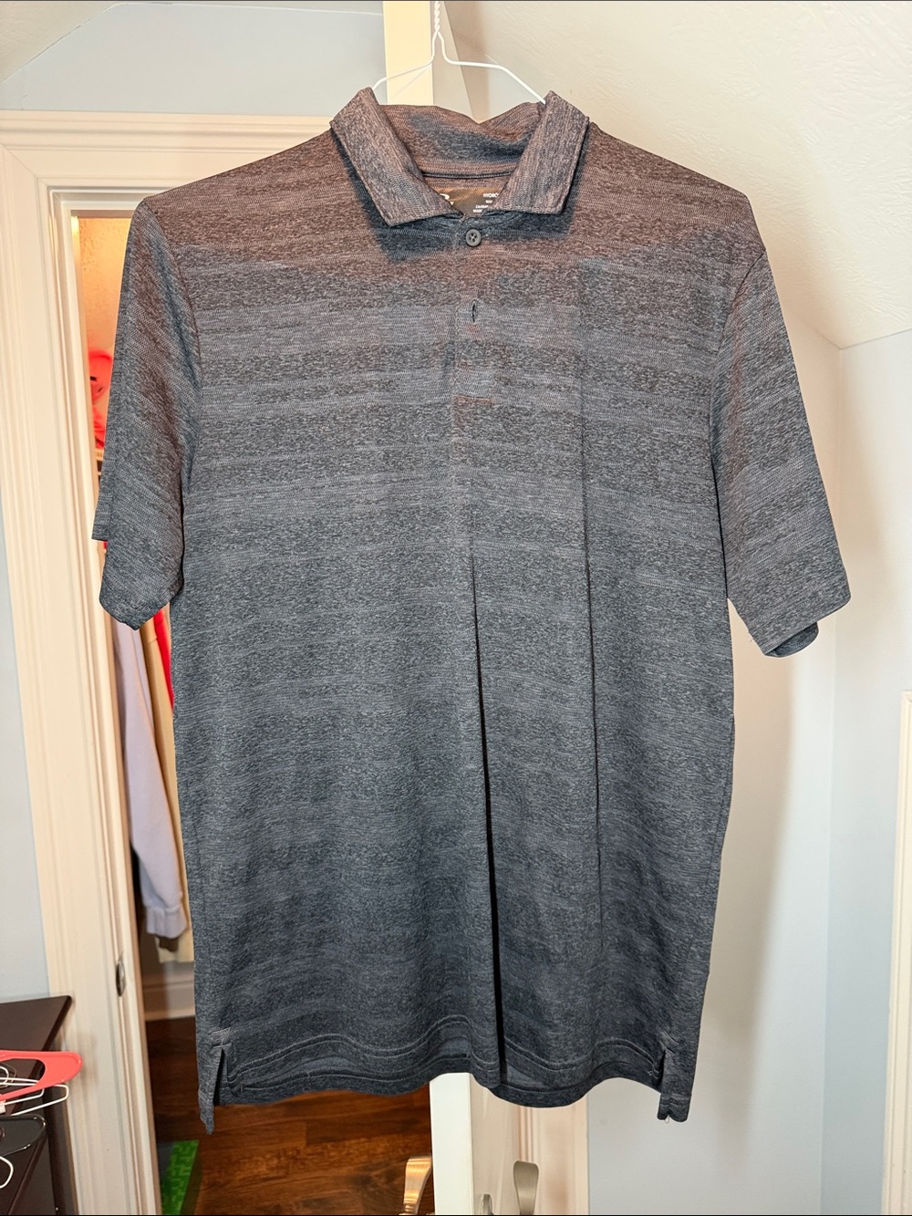 Oakley Men's Heathered Charcoal Polo